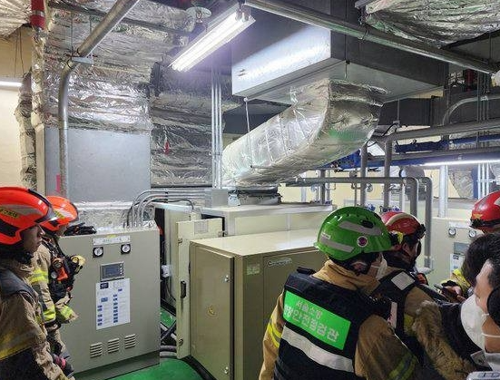 화재 진화 당시 모습/ 사진=연합뉴스