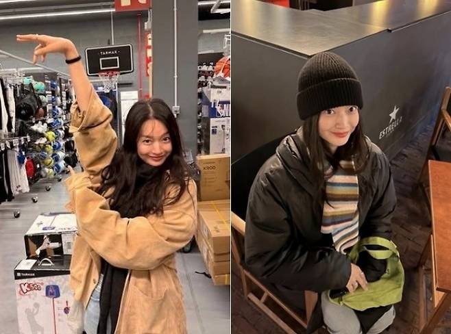 배우 신민아가 김우빈과 떠난 신혼여행지에서 찍은 사진들을 공개했다. 신민아 인스타그램