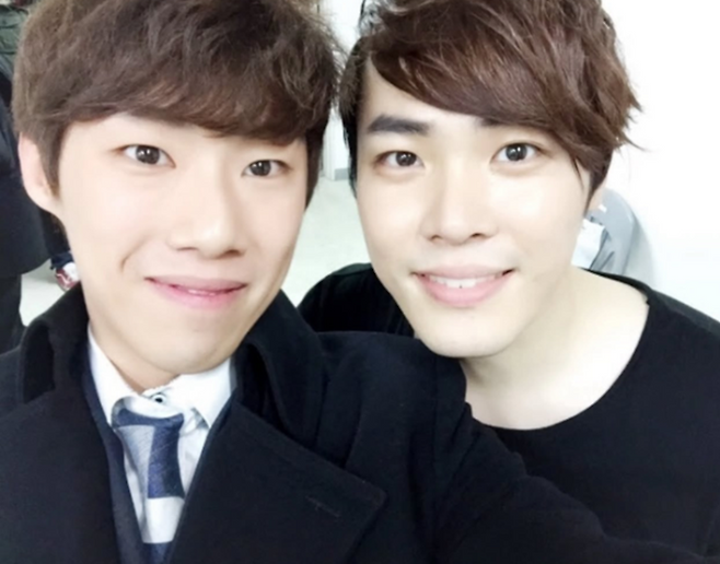 ▲ 김진호(왼쪽), 휘성. 출처| 김진호 SNS