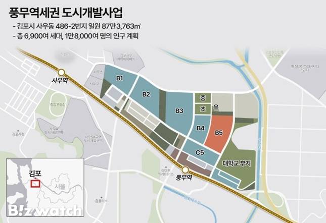 풍무역세권 도시개발사업/자료=더피알