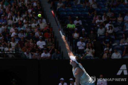 리바키나의 서브 / 사진=연합뉴스