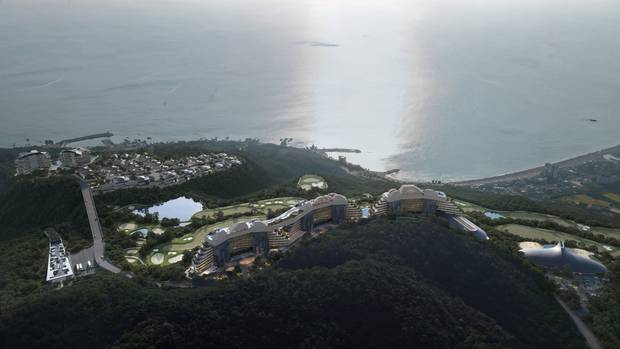 웨일즈코브 울산관광단지 조감도. 울산 북구