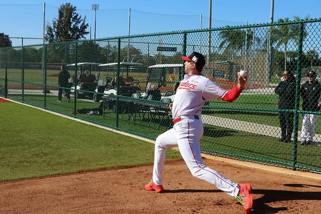 SSG 랜더스 새 외국인 투수 앤서니 베니지아노. /사진=SSG 랜더스 제공