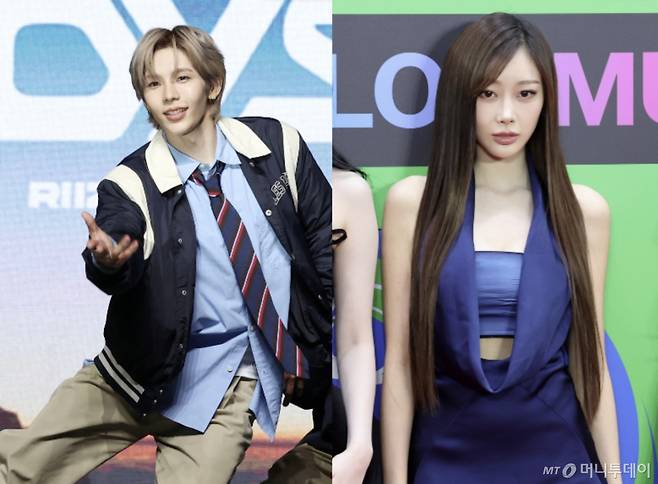 그룹 라이즈 멤버 쇼타로(왼쪽)가 에스파 멤버 지젤과의 열애설을 부인했다. /사진=머니투데이 DB