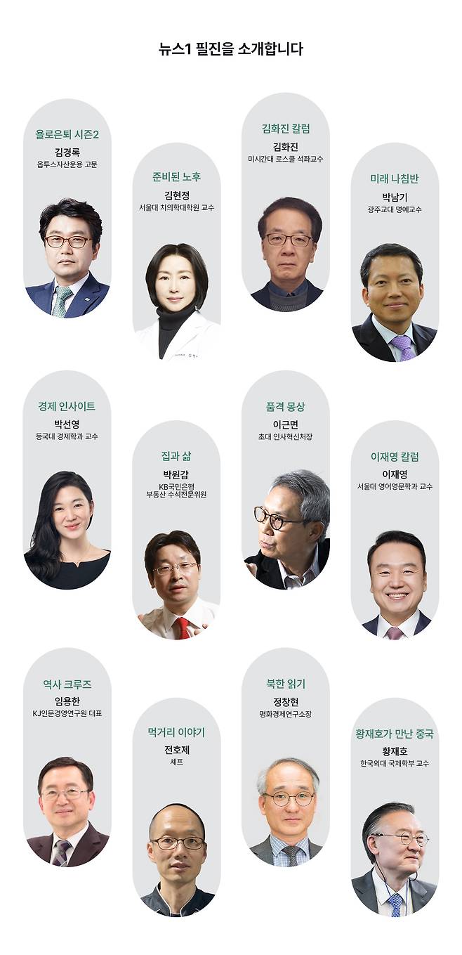 뉴스1 필진(이름 가나다순) ⓒ News1 윤승하