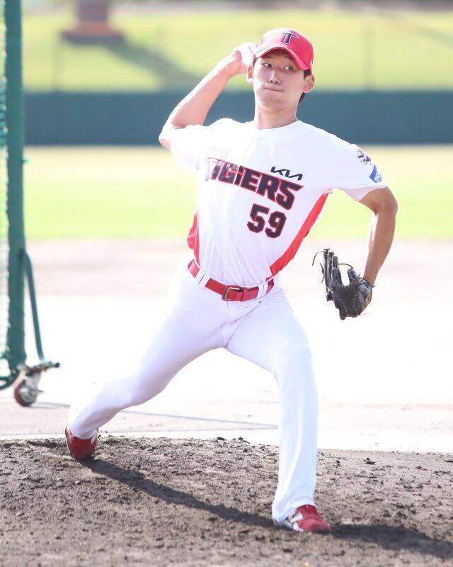 KIA 타이거즈 시절 양수호./KIA 타이거즈