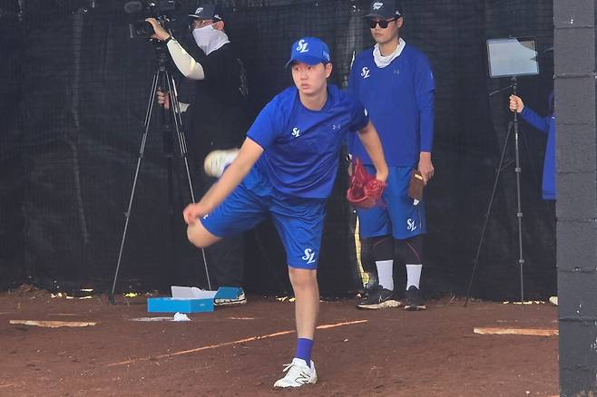 삼성 장찬희. 삼성 제공