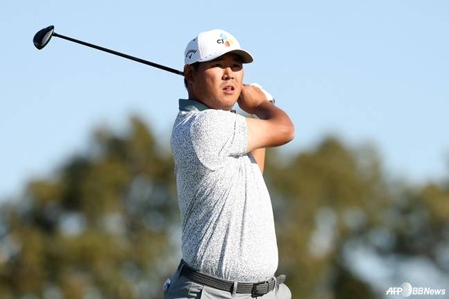 파머스 인슈어런스 오픈에 출전한 김시우. /AFPBBNews=뉴스1