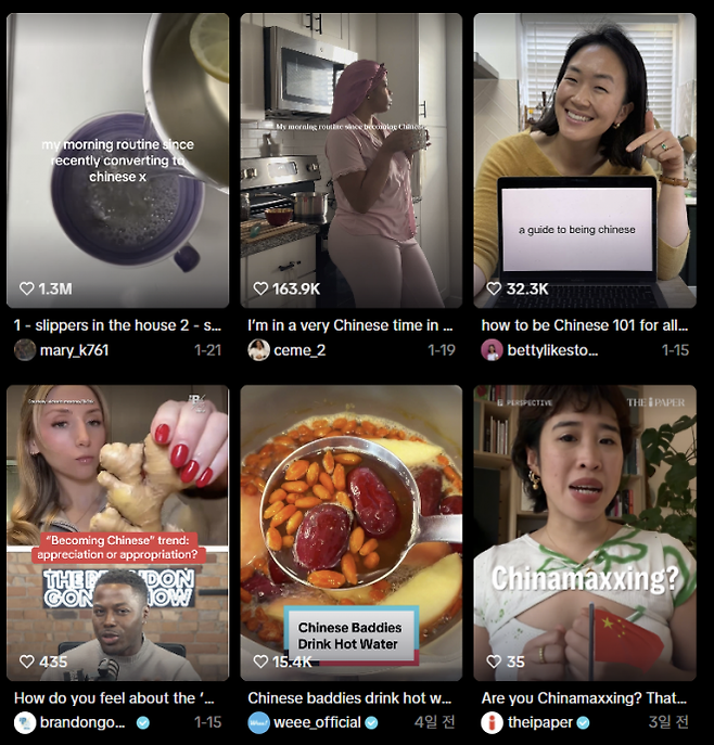 틱톡서 유행하는 ‘중국인 되기’(Becoming Chinese)