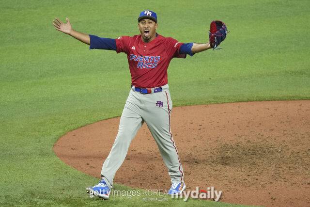 2023 WBC 당시 부상을 당한 에드윈 디아즈./게티이미지코리아