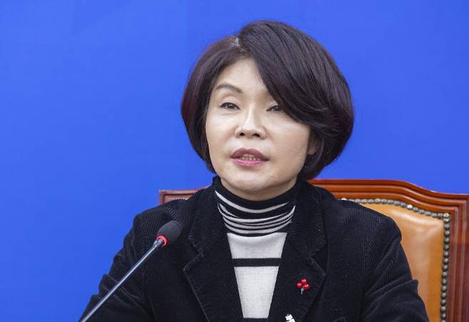 더불어민주당 한정애 정책위의장. (사진=연합뉴스)