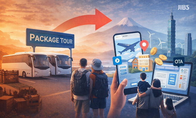 해외 여행 시장은 단체 패키지 중심에서, 항공·숙소를 직접 고르는 ‘셀프 예약’ 시대로 이동하고 있다.