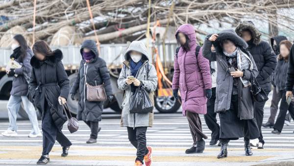 부산지역 강추위. 국제신문 DB