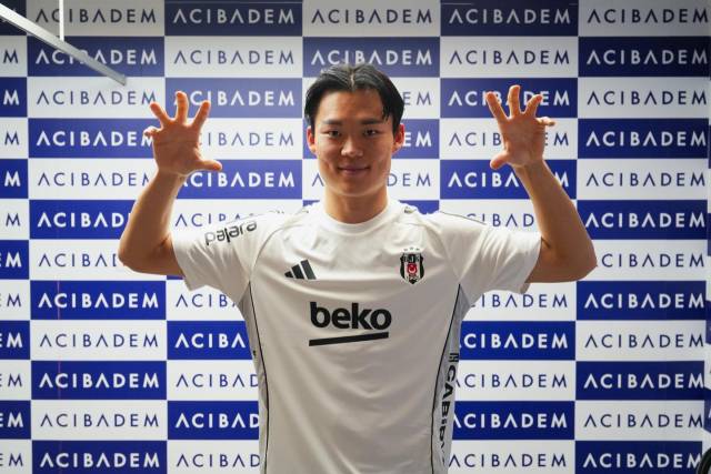 튀르키예의 명문 클럽 베식타스 입단이 확정된 오현규. 베식타스 SNS 제공