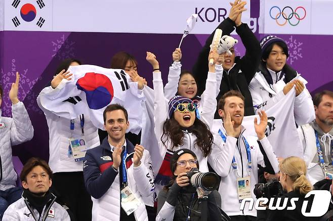 평창 올림픽 당시 팀 이벤트에 출전했던 한국 피겨 2018.2.11/뉴스1 ⓒ News1 임세영 기자
