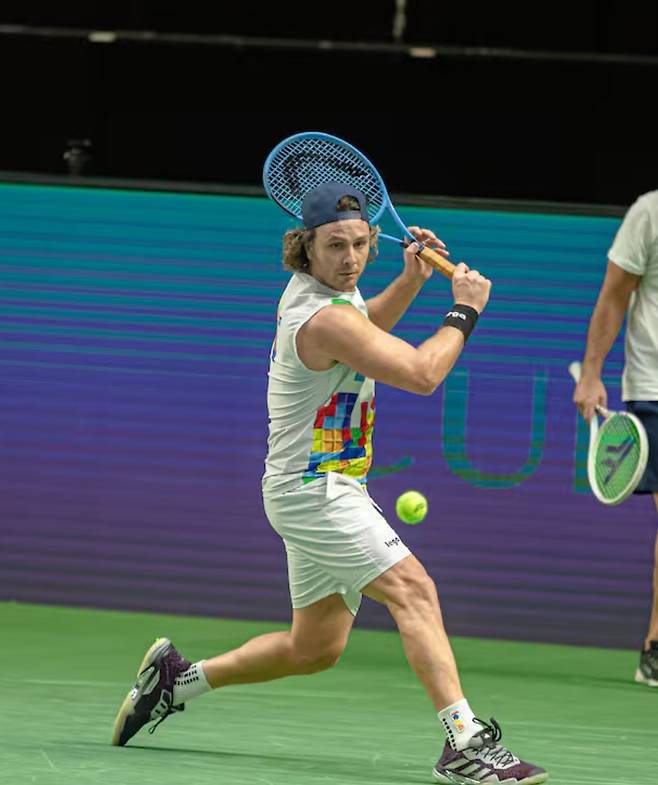 아르헨티나의 2번 주자 트룬젤리티.