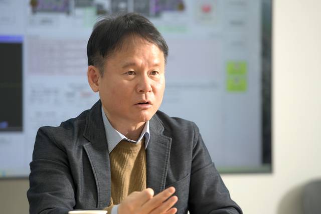 이택민 한국기계연구원 이차전지장비연구실장. 사진=황응준 프리랜서.