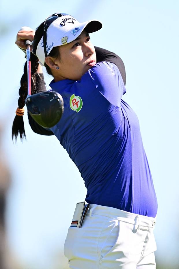 티샷을 하고 있는 지노 티띠꾼. 사진 제공=AFP연합뉴스