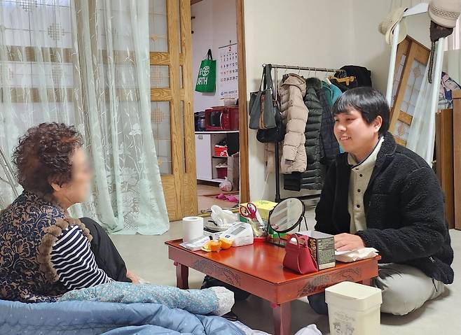 명절 연휴 전 안부 확인(성동구 제공)