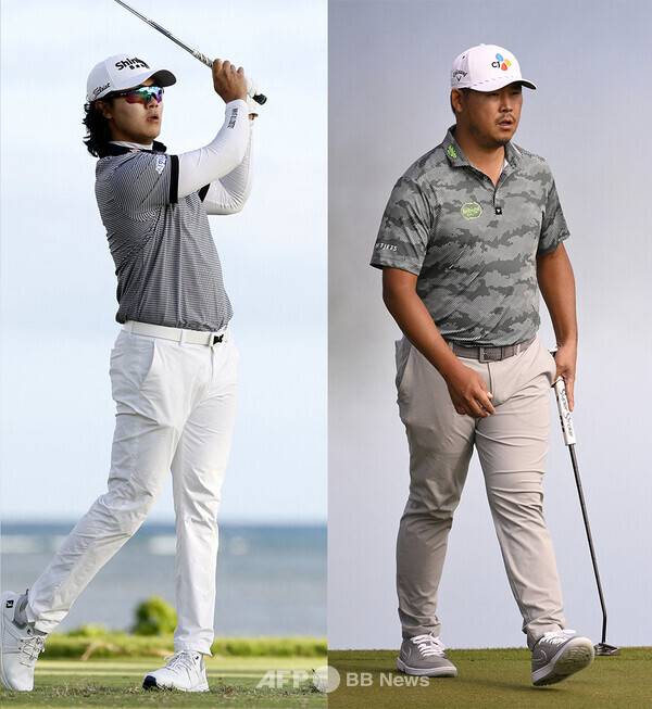 2026년 미국프로골프(PGA) 투어 WM 피닉스 오픈에 출전한 김성현, 김시우 프로. 사진제공=ⓒAFPBBNews = News1 (사진을 무단으로 사용하지 마십시오.)