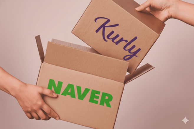 네이버가 컬리 등 이커머스 플랫폼 및 배송 회사들과의 파트너십을 강화하며 쇼핑을 키우고 있다. 사진은 AI가 관련 이미지를 생성한 결과. <출처=제미나이>