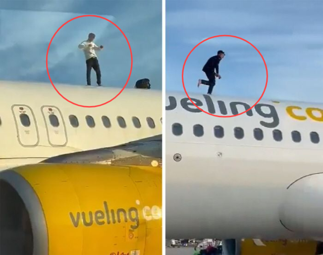 모로코 국정의 남성은 기체 위에 올라 음료수를 마신 뒤 바닥에 뱉고, 캔을 던지며 소란을 피웠다. 이어 기체 위를 두 차례 전력 질주하며 항공사 직원들을 조롱하는 모습이 포착됐다. X