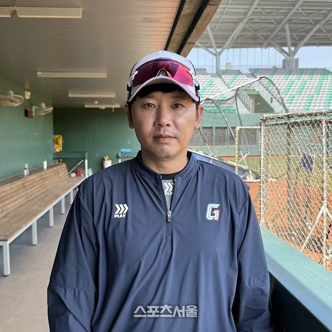 조재영 코치가 스포츠서울과 인터뷰에 임하고 있다. 타이난 | 박연준 기자 duswns0628@sportsseoul.com