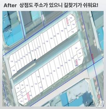 상세 주소 입체 지도 모습