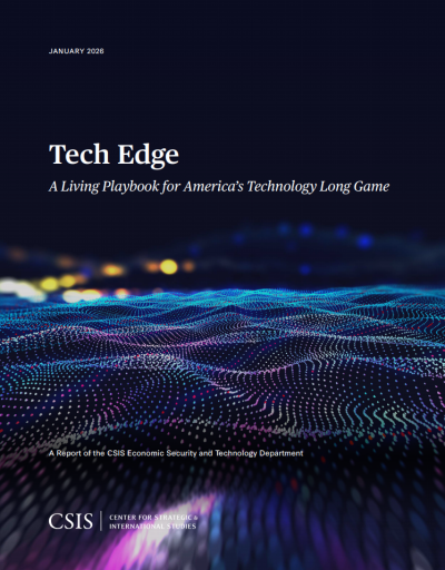 미국 외교·안보 싱크탱크 전략국제문제연구소(CSIS)가 지난달 20일 발간한 '기술 패권의 경계(Tech Edge)' 보고서.