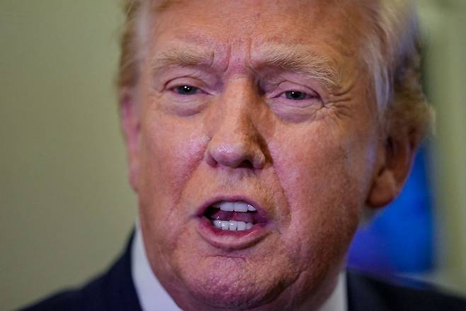 도널드 트럼프 미국 대통령. 연합뉴스