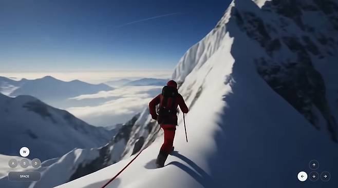 구글 딥마인드가 공개한 생성형 AI 모델 ‘지니 3’ (구글 블로그 갈무리)