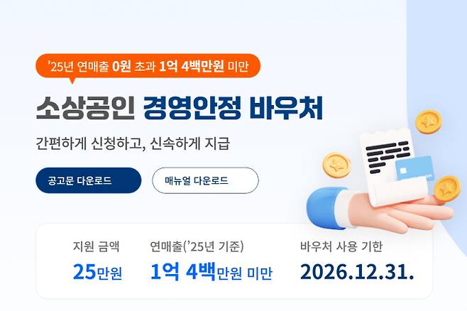 소상공인 경영안정 바우처 신청 방법과 절차