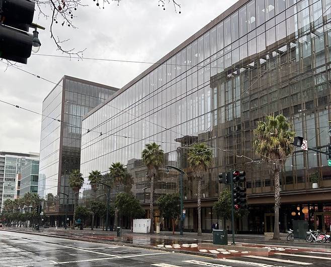 9일(현지 시각) 미 샌프란시스코 오픈AI 본사의 모습./강다은 기자