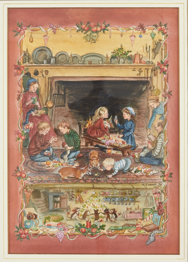 ‘타샤의 크리스마스 양말’. 롯데뮤지엄 제공