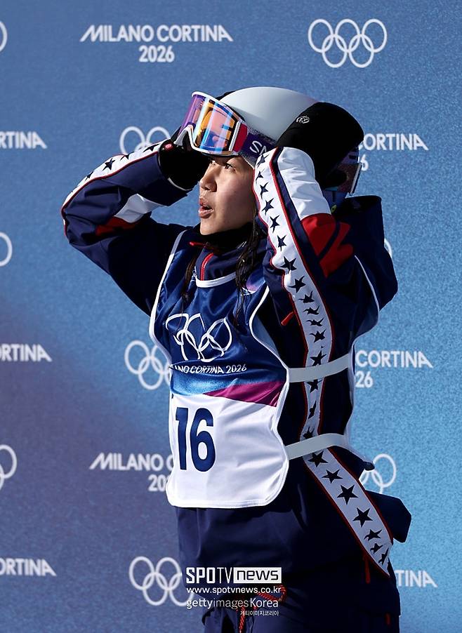 ▲ 점수를 확인하는 베아 킴.