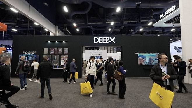 'CES 2026' 딥엑스 부스 외부 전경. 사진=딥엑스 제공