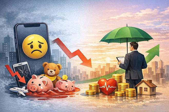 디지털 보험사들이 만성 적자 탈피를 위해 장기 보장성 보험 중심으로 포트폴리오를 재편하고 있다. 사진/쳇 gpt