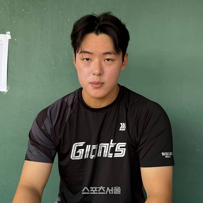 한태양이 인터뷰에 임하고 있다. 타이난 | 박연준 기자 duswns0628@sportsseoul.com