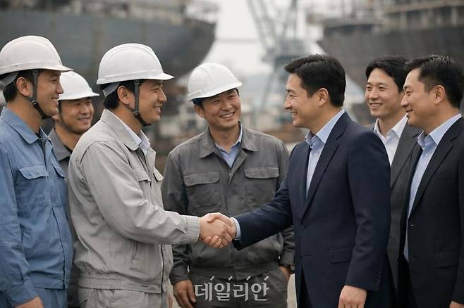 노란봉투법 시행을 앞두고 조선·방산·철강 등 주력 제조업에서 노사와 협력사 관계를 재정비하려는 움직임이 이어지고 있다. ⓒ데일리안 AI 삽화 이미지