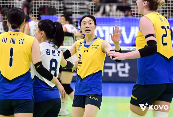 김다인 과정이 좋으면 결과는 따라오기 마련이라고 말했다. 사진 제공= KOVO