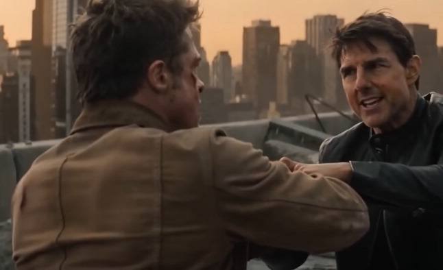 '시댄스 2.0'으로 생성한 브래드 피트(왼쪽)와 톰 크루즈의 격투 영상. 엑스(X)