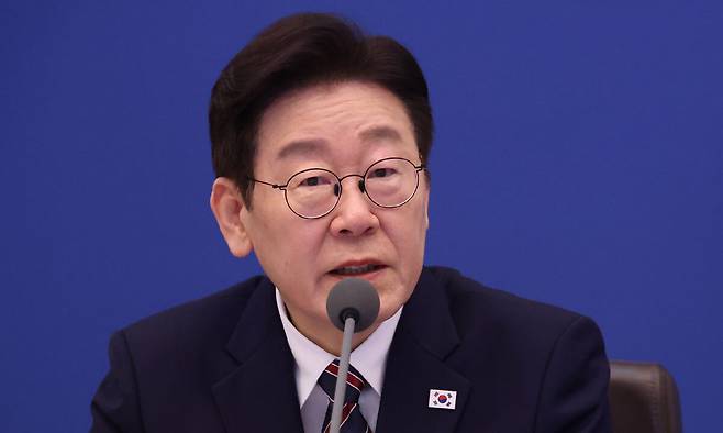 이재명 대통령. 청와대사진기자단