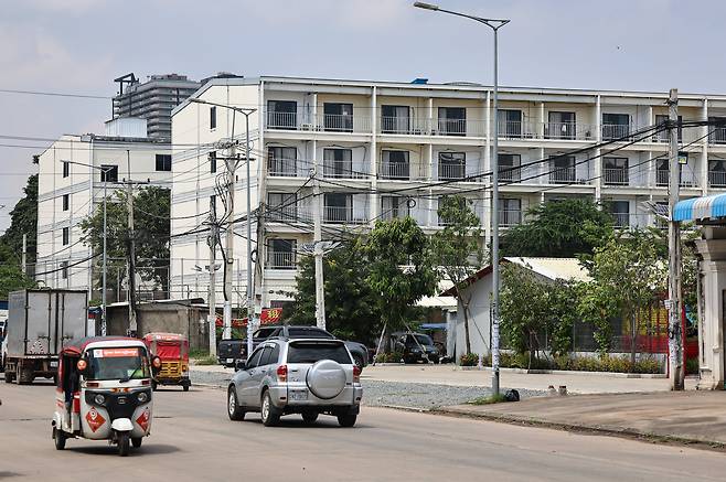 캄보디아 프놈펜 주요 범죄 단지로 알려진 원구 단지./뉴스1