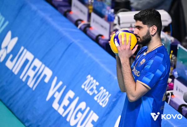 우리카드의 아웃사이드 히터 알리는 고국 이란의 평화를 원한다. 사진 제공= KOVO