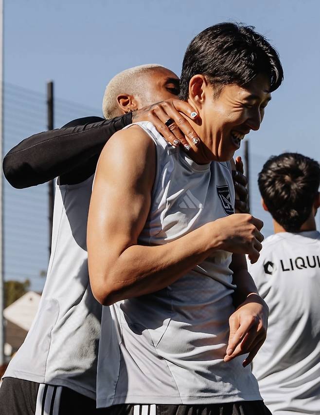 2026시즌 준비가 한창인 손흥민. 사진=LAFC
