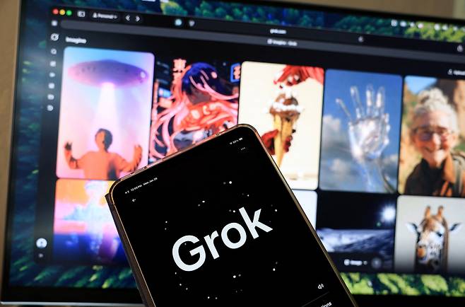 그록과 이미지들. 게티이미지-AFP연합뉴스