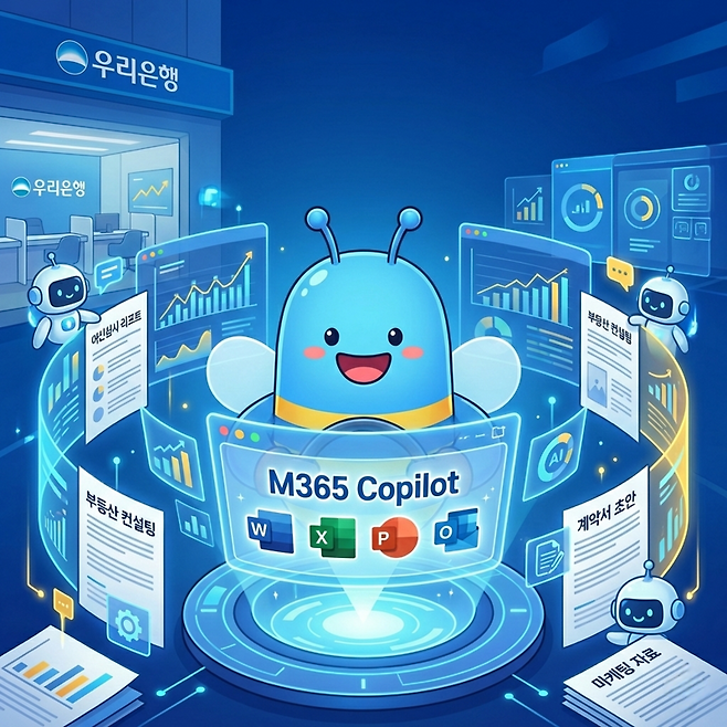 인공지능 생성. 우리은행 제공