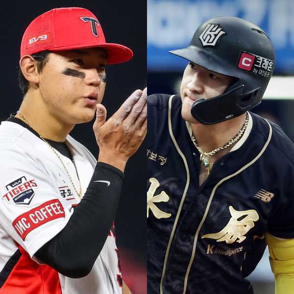(좌측부터) KIA 타이거즈 김도영, KT위즈 안현민. / 사진=KIA 타이거즈, KT 위즈