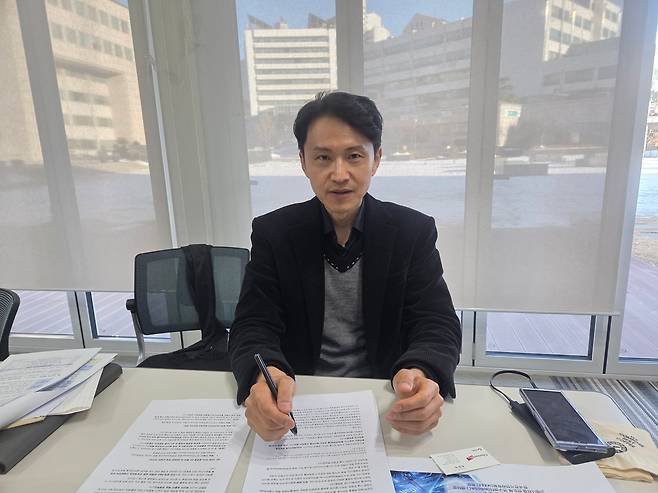 지난달 13일 광운대 80주년기념관에서 만난 구상모 교수. 그는 차세대 전력반도체 추진단 단장을 맡았다./최효정 기자