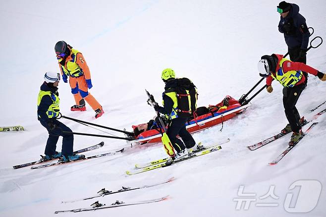 프리스타일 스키 이승훈이 결선을 앞둔 공식 훈련에서 부상, 경기를 기권했다. ⓒ AFP=뉴스1